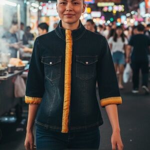 Feng Jeans Y2K Denim Jacket M